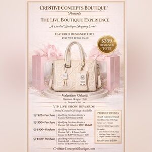Welcome to the Cre8tive Concepts Boutique® Live Boutique Appreciation Listing